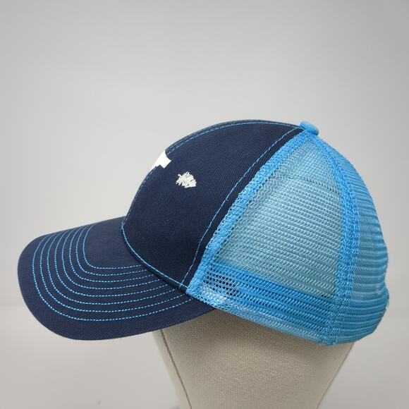 Idaho Gun Tree Trucker Hat Blue One Size Adjustable Embroidered Mesh Back - Picture 3 of 9